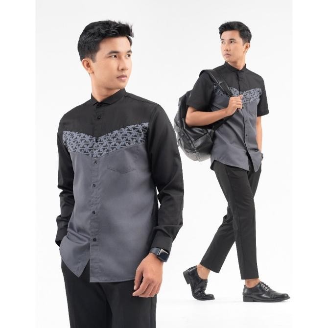 Fadkhera Official Khairi Baju Koko Pria Dewasa Remaja Santri Samase