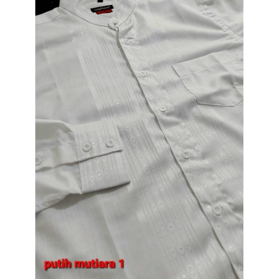 Kemeja Koko Slim Fit Motif / Baju Koko Pria Slimfit / Cd 31 Colin Dion