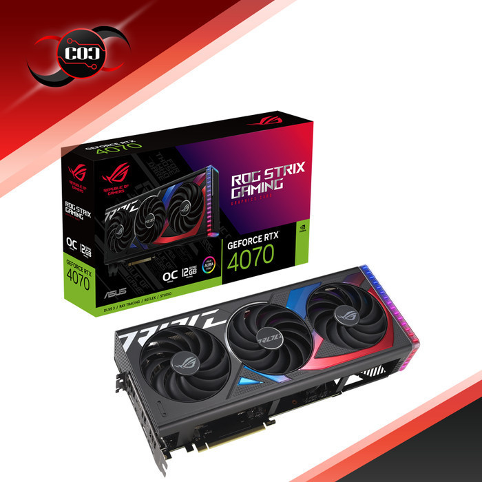 Asus Rog Strix Geforce Rtx 4070 12Gb Oc Edition