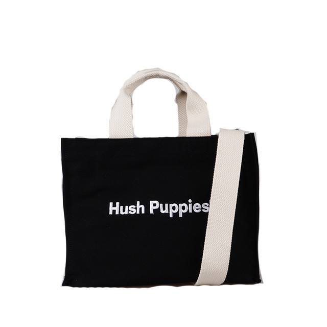 Hush Puppies Canvas Tote Bag L In Black
