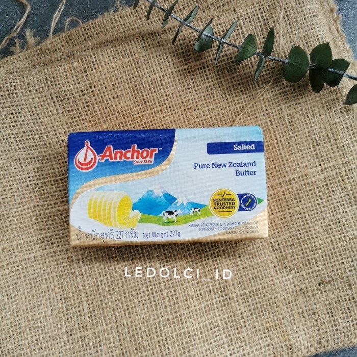 

MURAH! BUTTER ANCHOR SALTED 227 GRAM MENTEGA ASIN ANCHOR 227 GRAM