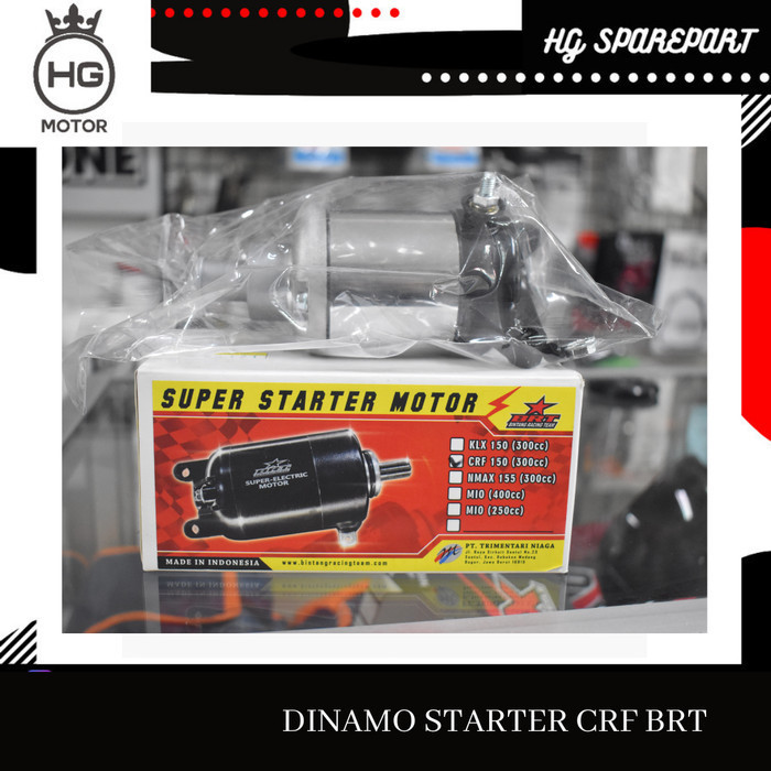 Dinamo Stater Starter Bore Up Brt Honda Crf 150 300Cc Original