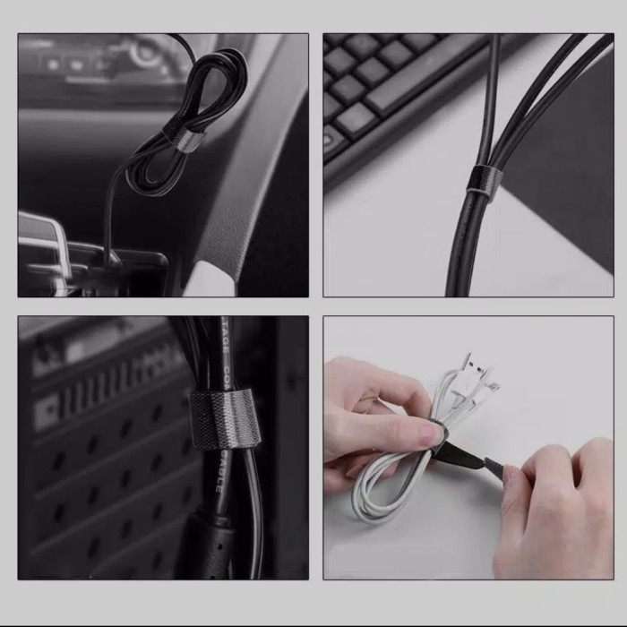 

CABLE ORGANIZER 10M METER MANAGEMENT TALI PENGIKAT KABEL UNIVERSAL