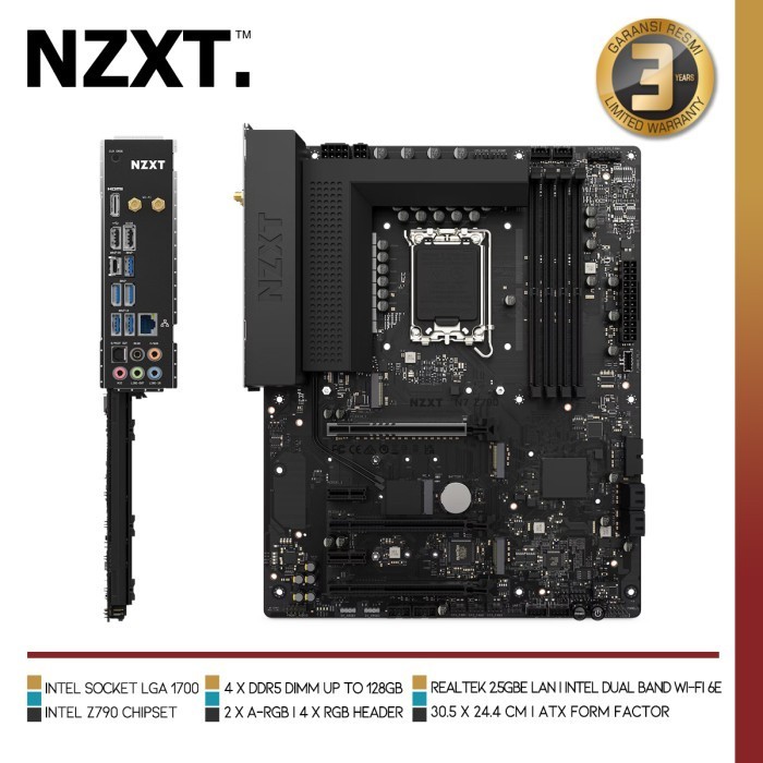 Nzxt N7 Z790 Intel Z790 Lga 1700 Ddr5 Atx
