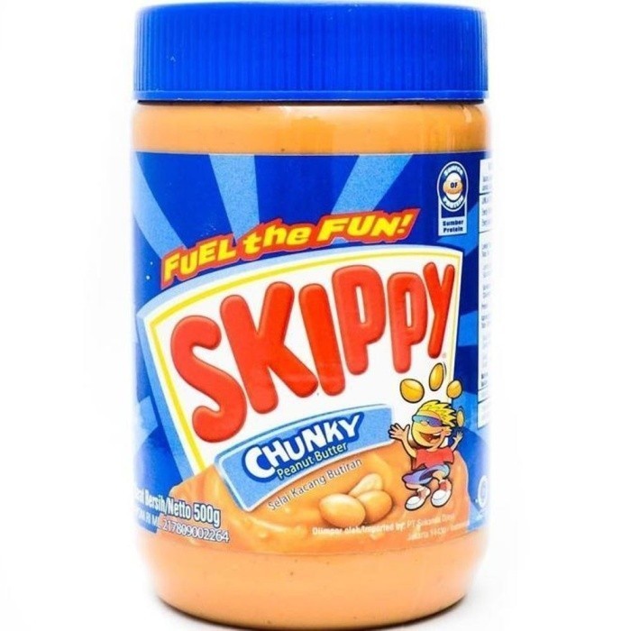 

Selai Kacang Chunky Skippy 500 gr Peanut Butter