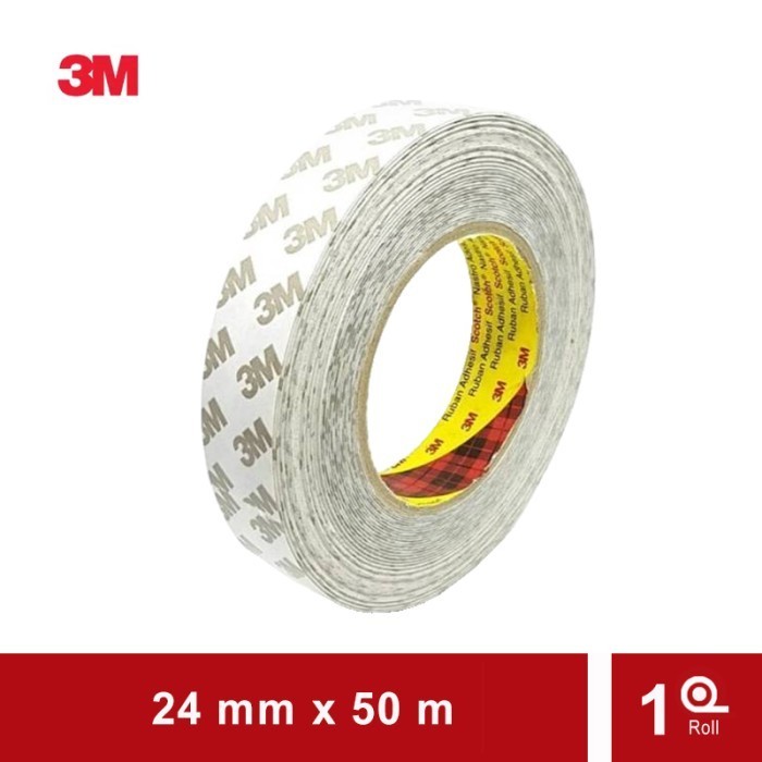 

SALE 3M 9075i / 7385C Double Coated Tissue Tape - 24 mm x 50 m - 1 Buah