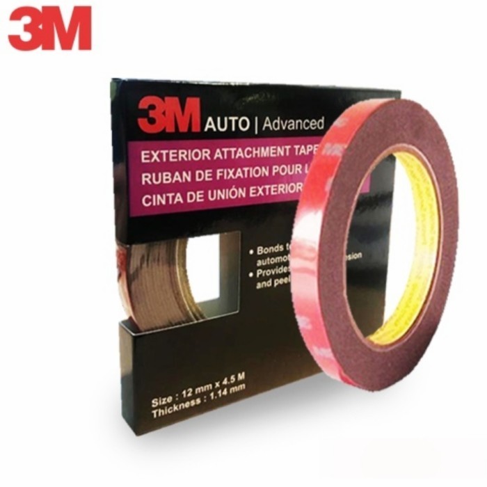 

BRG BARU Double Tape 3M - Perekat Otomotif Kuat Dan Lengket 1,1mm x 12mm x 4,5m