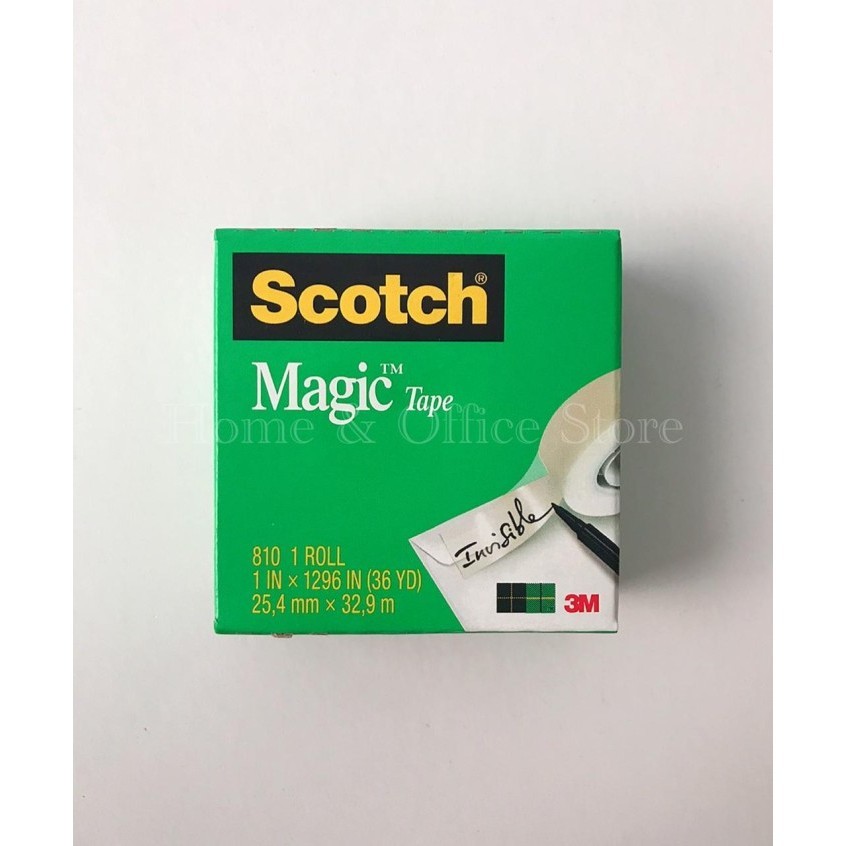 

JUAL 3M Scotch Tape 810 Magic Tape 1 IN x 36 YD ( Selotip )