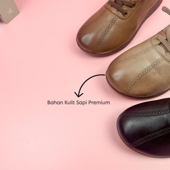 Clarks Sepatu Kulit Wanita Omugi 2 100% Kulit Asli