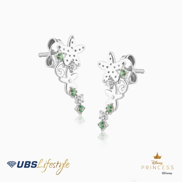 Ubs Anting Emas Disney Princess Ariel - Cwy0025 - 17K