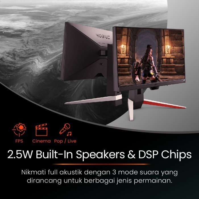 Benq Mobiuz Ex240 24 165Hz Fhd Hdri Ips Monitor Gaming