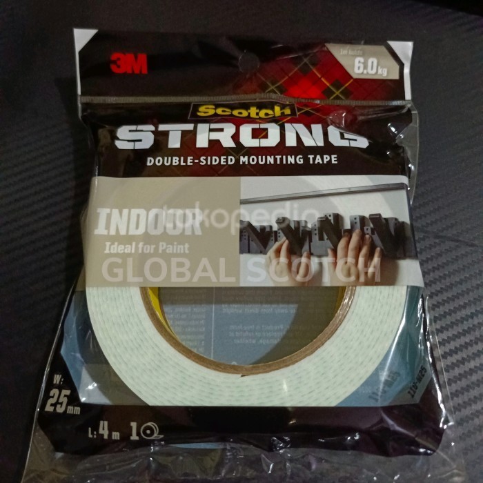 

MURAH Double Tape 3M Scotch Strong Indoor Ideal For Paint Mounting 110-M25
