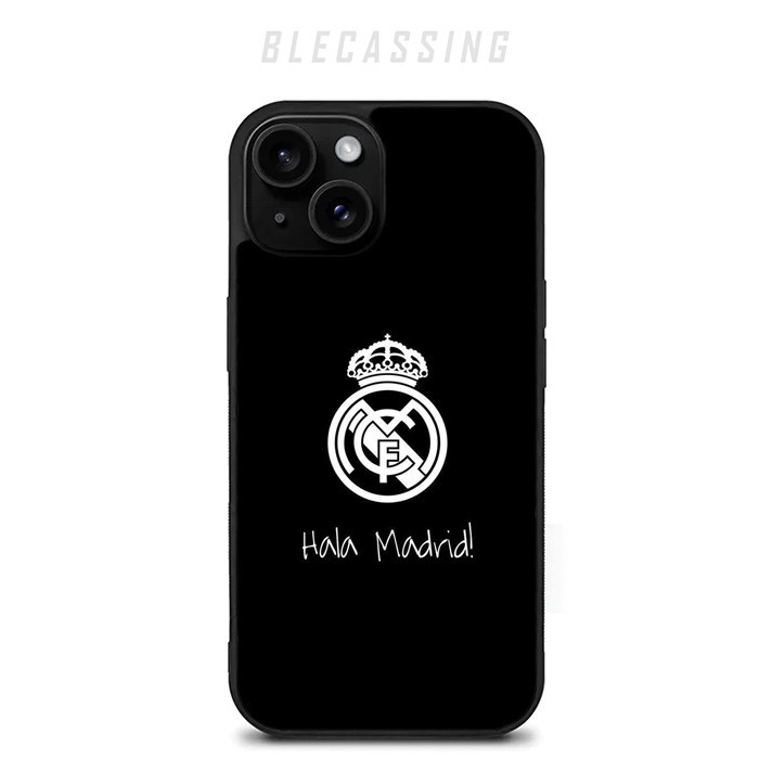 Hardcase Casing Cover iPhone 15 14 13 12 11 X Xr Xs Mini Plus Pro Max hala Madrid SB1358