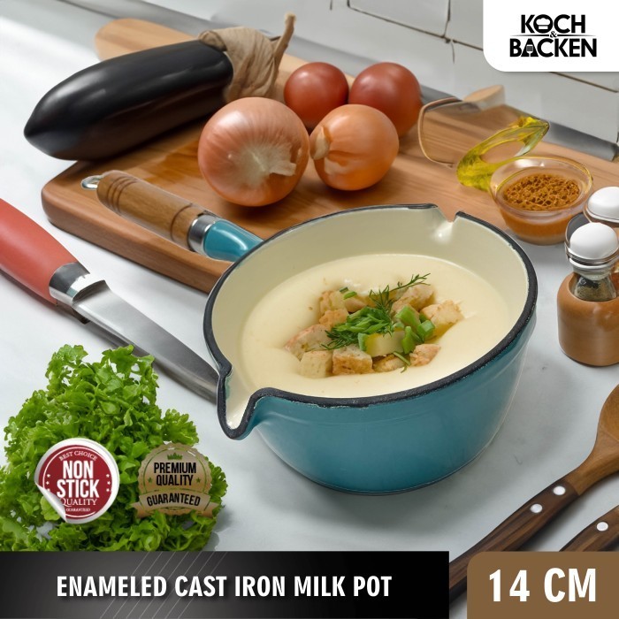 Koch&Backen Enameled Cast Iron Milk Pot 14Cm