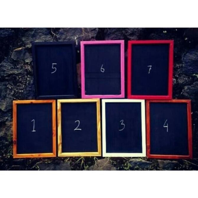 

Papan Tulis Kapur 2 Sisi utk Menu Cafe Standing 50x50 Murah Prewed DS99