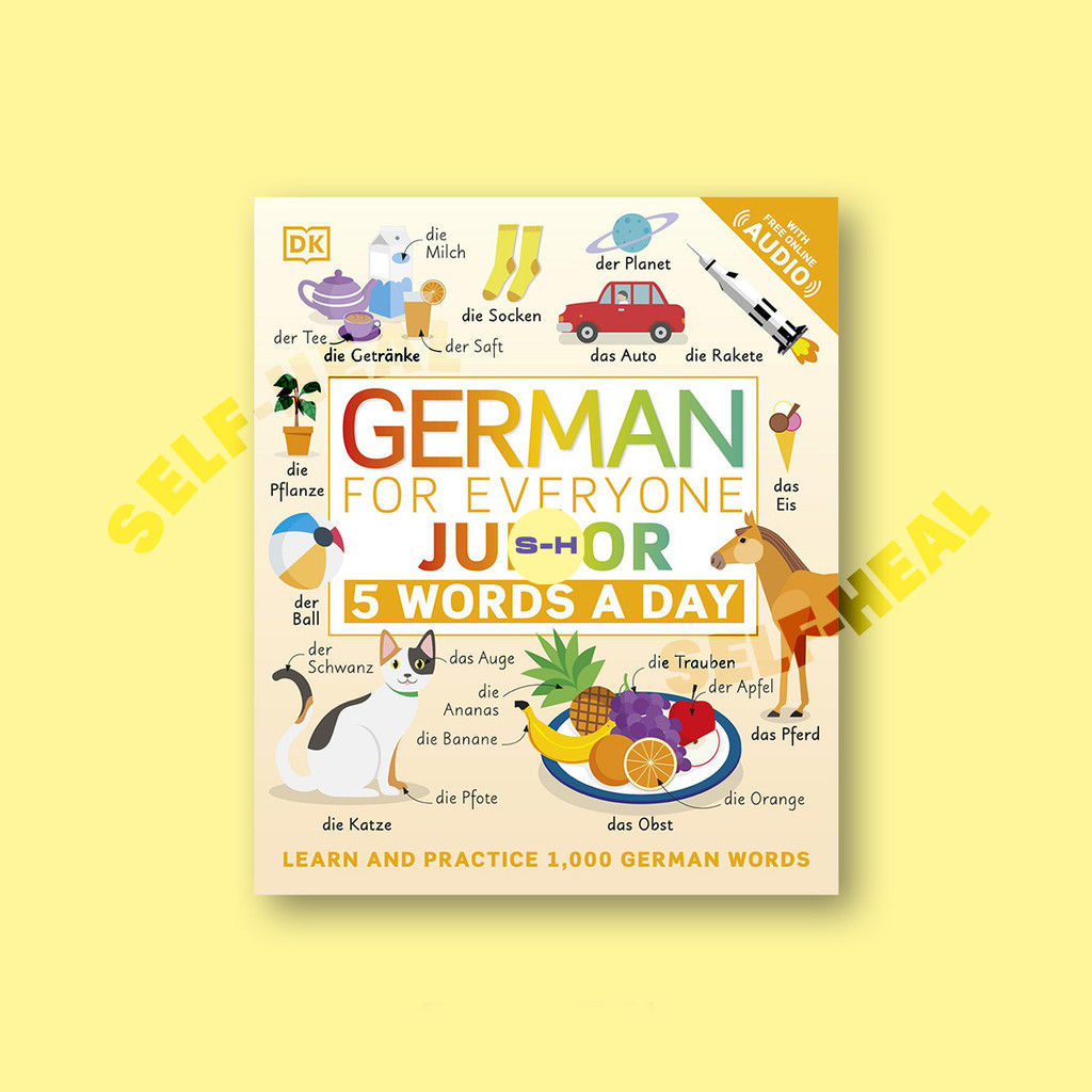 

German for Everyone - Junior - 5 Words a Day - Learn and Practise 1,000 German Words - DK