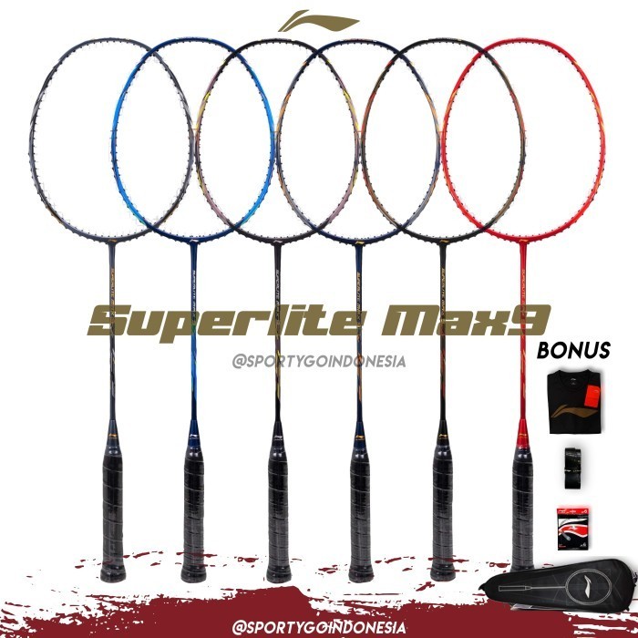 Raket Badminton LiNing Superlite Max 9 Original / Badminton Racket