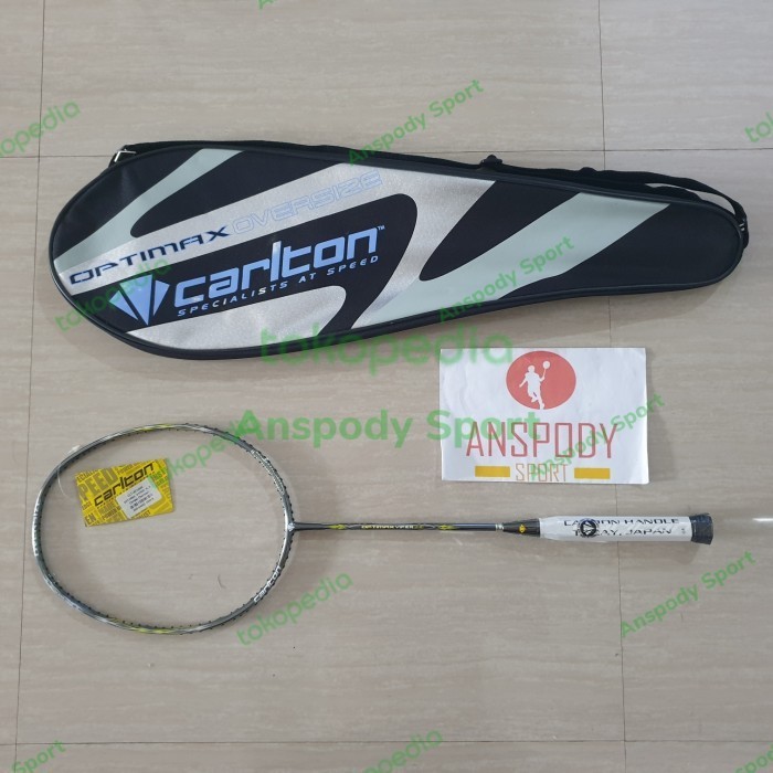RAKET BADMINTON CARLTON OPTIMAX VIPER 9.3 OVERSIZE FULL CARBON