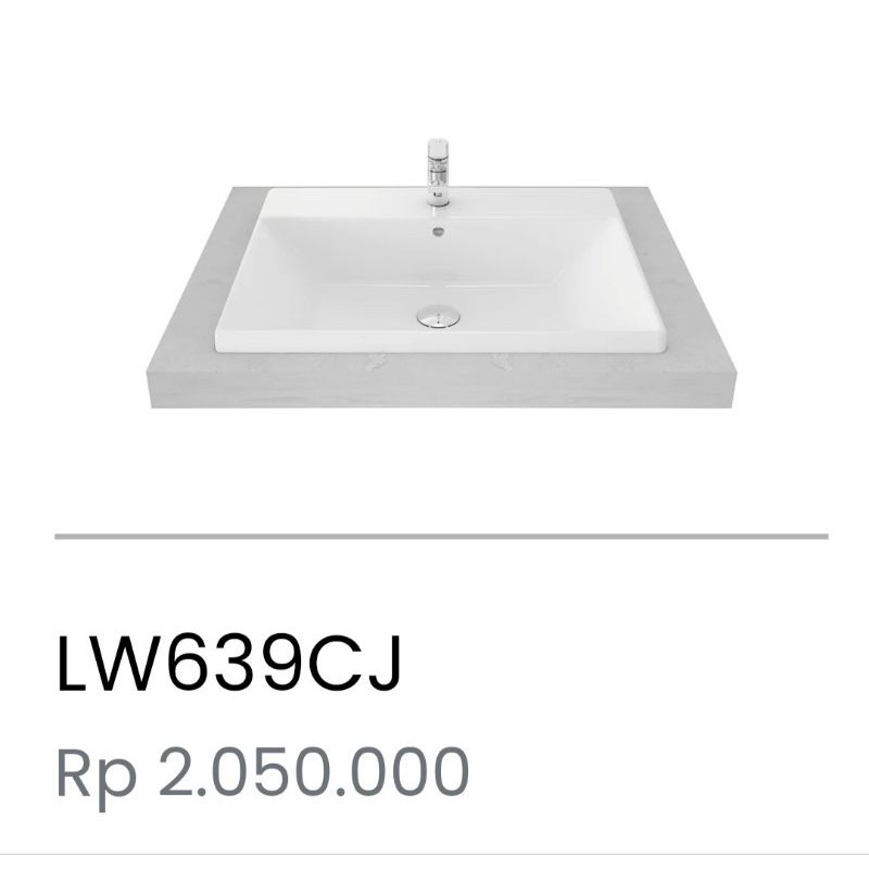 WASTAFEL TANAM BY TOTO LW639CJ