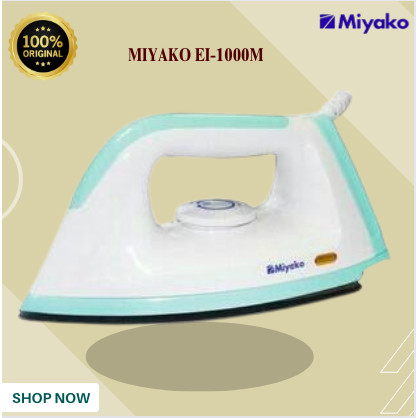 MIYAKO SETRIKA EI-1000M/EI1000M/EI1000 M/EI 1000M/EI-1000 M/EI 1000 M SETRIKA PROMO/ORIGINAL GARANSI