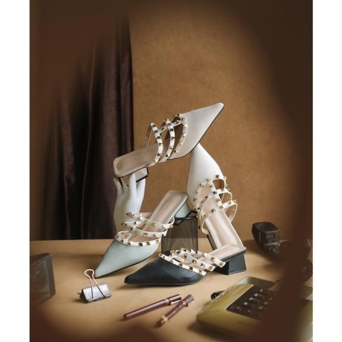 Cloxvox Nora Heels | Sepatu Heels Wanita | Heels Pesta Acara Wisuda
