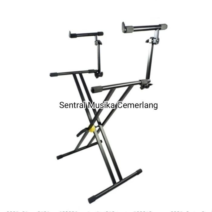 Stand Keyboard Double 2 Susun Import K-582