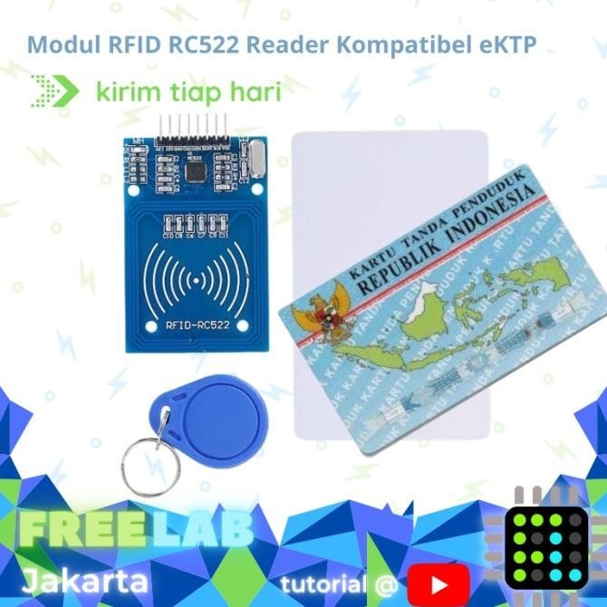 Modul RFID RC522 Support Baca Tag EKTP E-KTP KTP 13.56 mhz MFRC522