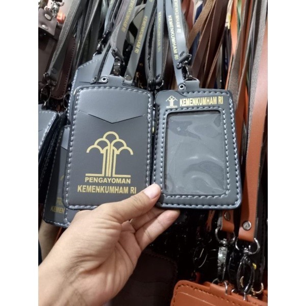 

BARANG TERLARIS Lanyard Name Tag Id Card Holder Kemenkumham Ri (Pengayoman)