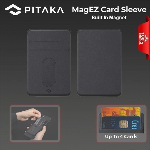 

BARANG TERLARIS PITAKA Magnetic Card Holder MagEZ Card Sleeve (Up to 4 Cards)