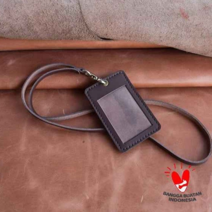 

BARANG TERLARIS name tag id card holder kulit Asli name tag kulit Asli