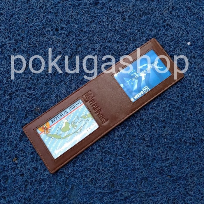 

BARANG TERLARIS nametag kulit logo pln premium brown / id card kulit pln / nametag pln
