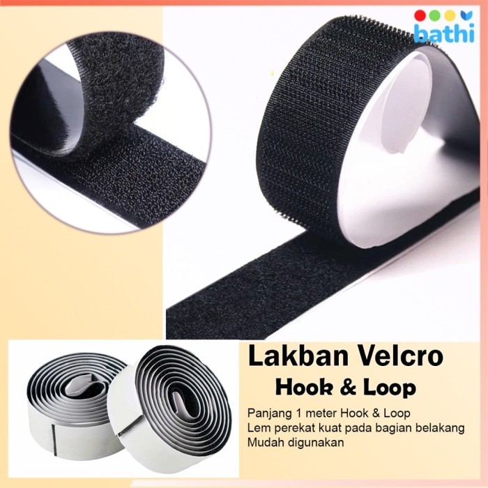 

Isolasi Perekat Double Tape Lakban Velcro Solasi Magic Nilon Sticker