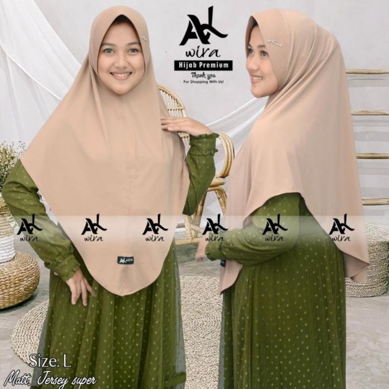 ALWIRA.OUTFIT JILBAB INSTAN SIZE L ORIGINAL BY ALWIRA COD