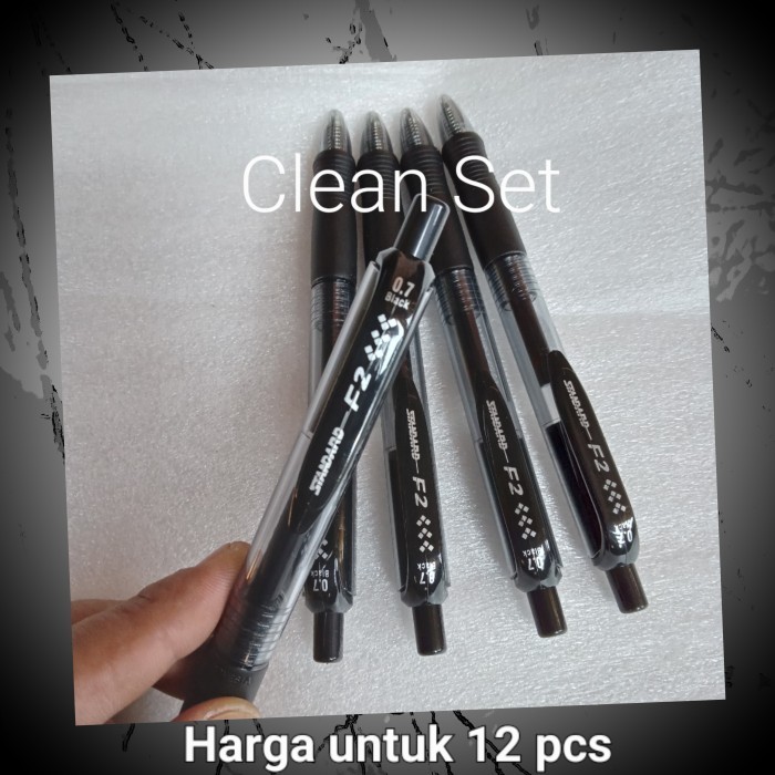 

pulpen standard f2 0.7mm hitam