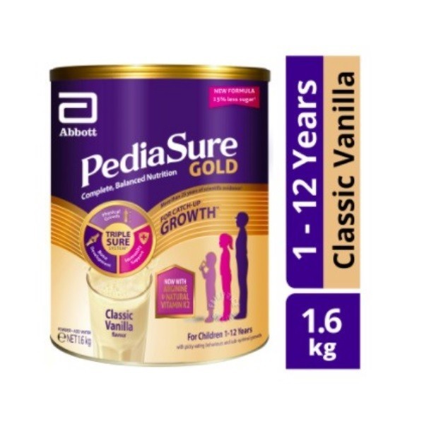 

Pediasure Singapore Gold Triple Sure Vanilla Milk 1.6Kg