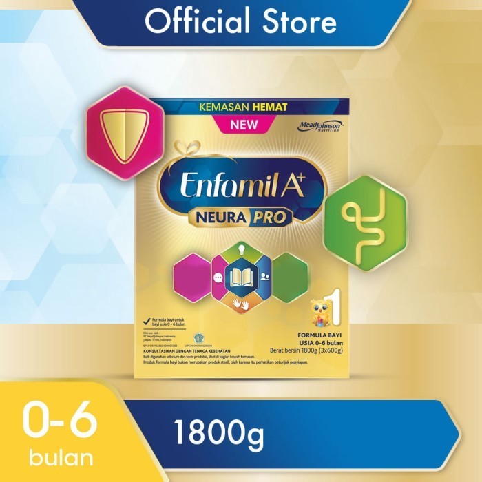 

Enfamil A+ 1 Susu Formula Bayi 1800 Gram