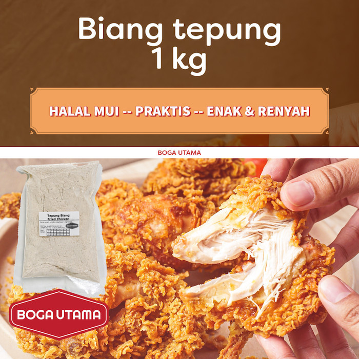 

BRG BARU Biang Tepung Bumbu Ayam Goreng Krispi / Fried Chicken 1 kg