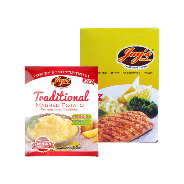 

DISKON Jay's Mashed Potato Traditional - Box Isi 10