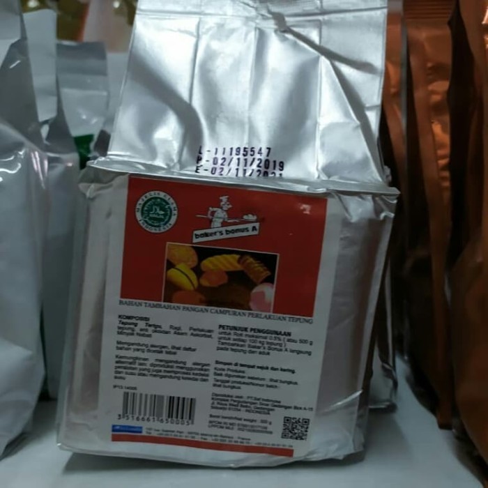 

MURAH bakers bonus A 500gr campuran perlakuan tepung