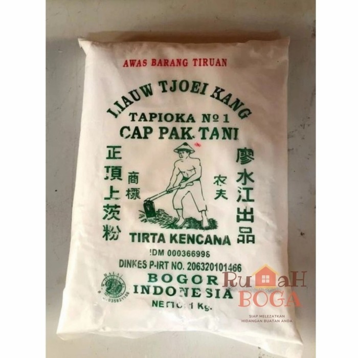 

HRG DISKON Tepung Tapioka Sagu Cap Pak Tani 1 kg