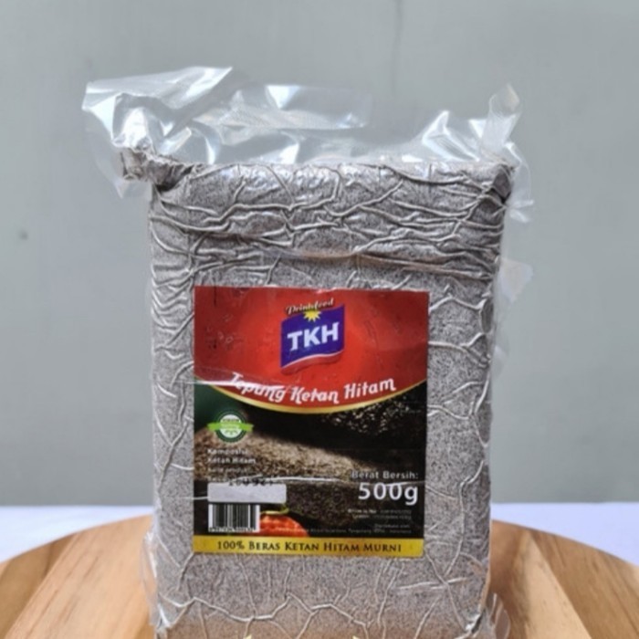 

DISKON Tepung ketan hitam premium kemasan vakum 500gram