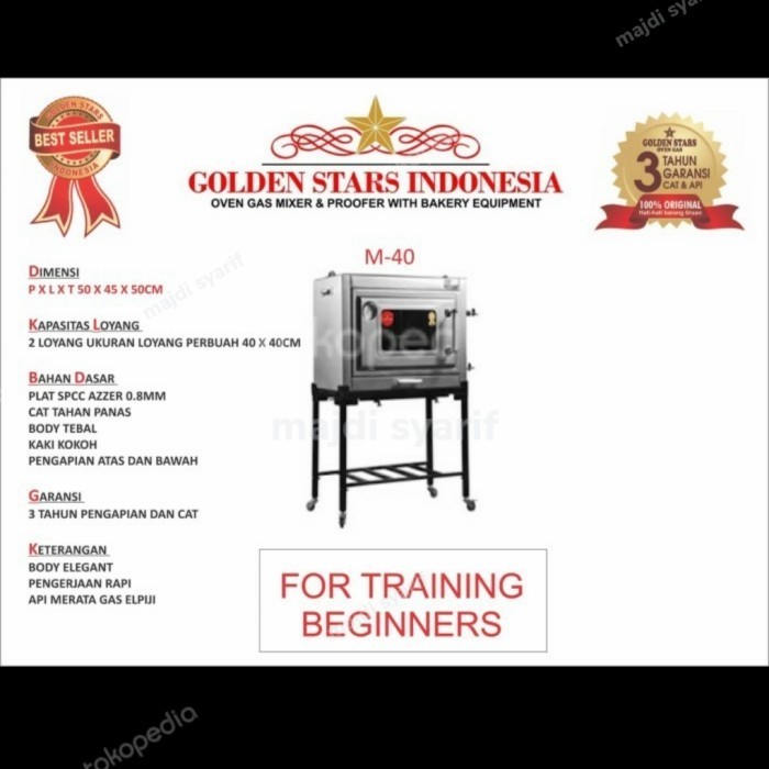 OVEN GAS GOLDEN STAR M-40