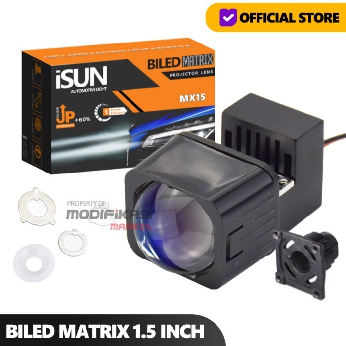 BILED Matrix iSUN MX15 Matrix X1 Mini Projector 1.5 Inch Flat-Cut Off