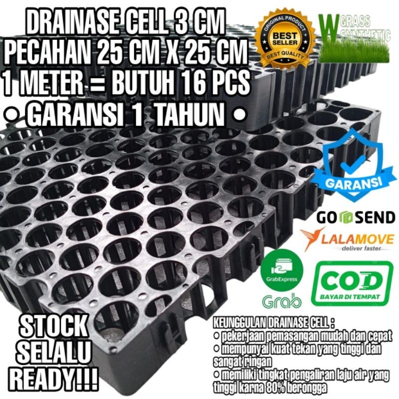 Drainase Cell. Drainase cell. Drain Cell. resapan rumput sintetis 25 cm x 25 cm