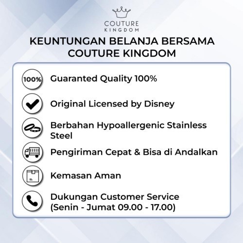 Couture Kingdom X Star Wars - Necklace Silver Perhiasan Kalung Vader