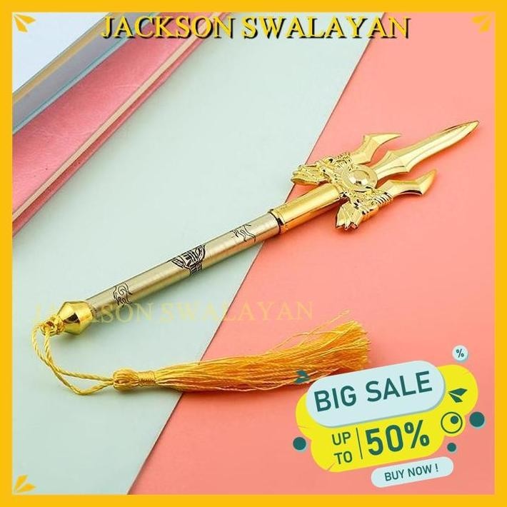 

BEST SELLER PENA BOLPEN PEN ALAT TULIS LUCU UNIK PEN MODEL TOMBAK TRIDENT 1042
