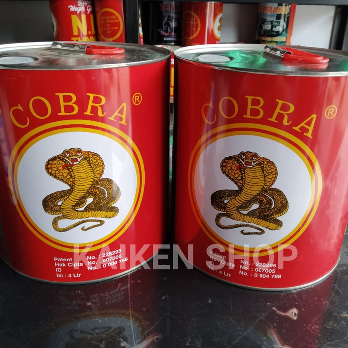 THINNER COBRA MERAH GALLON / TINER KALENG - PENGENCER CAT MINYAK