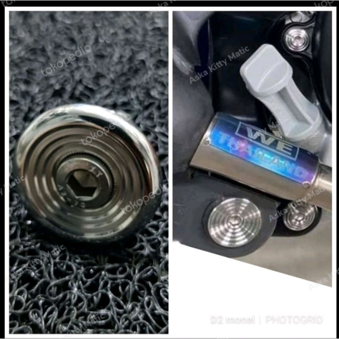 Coinan knalpot Mio sporty atau smile stainless