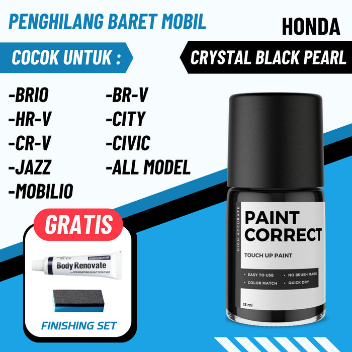 CAT OLES PENGHILANG BARET MOBIL BLACK PEARL HITAM