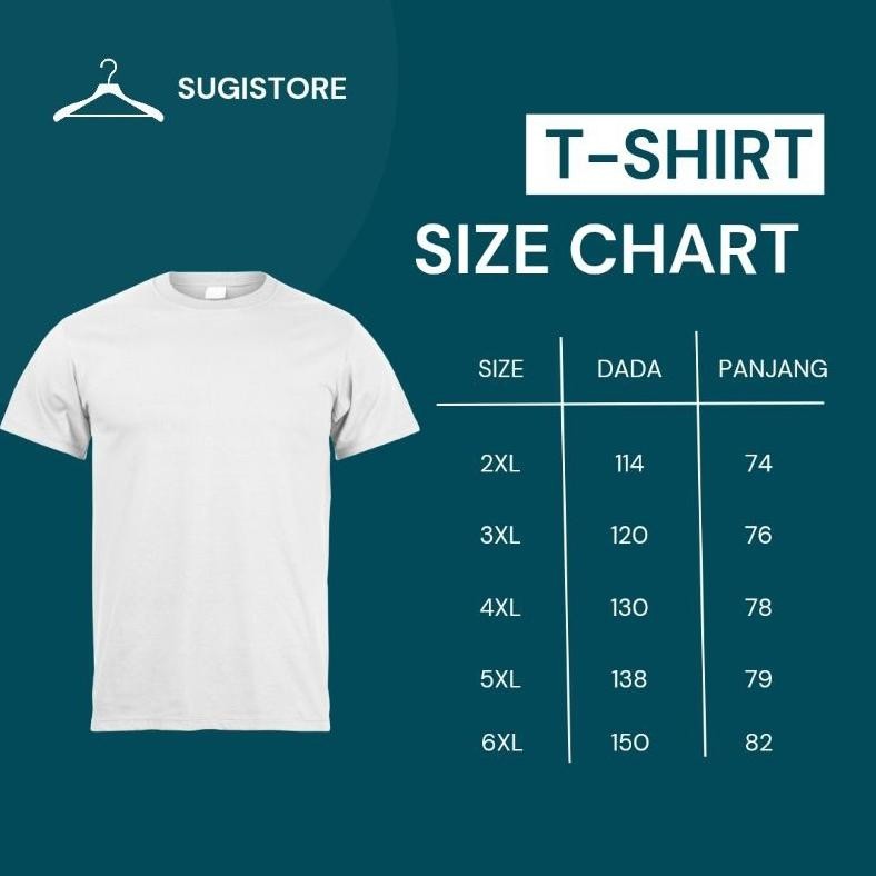 Original Kaos Polos Oversize Big Size/Kaos Polos Jumbo ( 2Xl,3Xl,4Xl,5Xl,6Xl ) Baju/Oversize/Kaos Ov